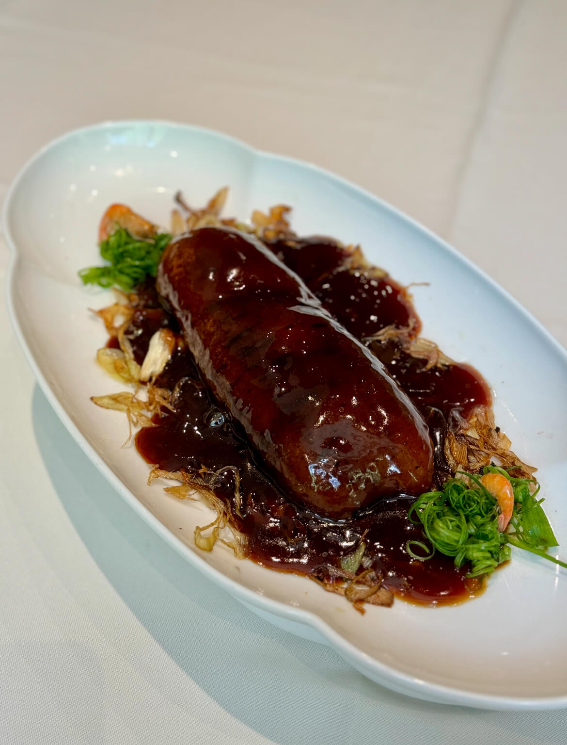 Large Sea Cucumber with Shrimp Roe